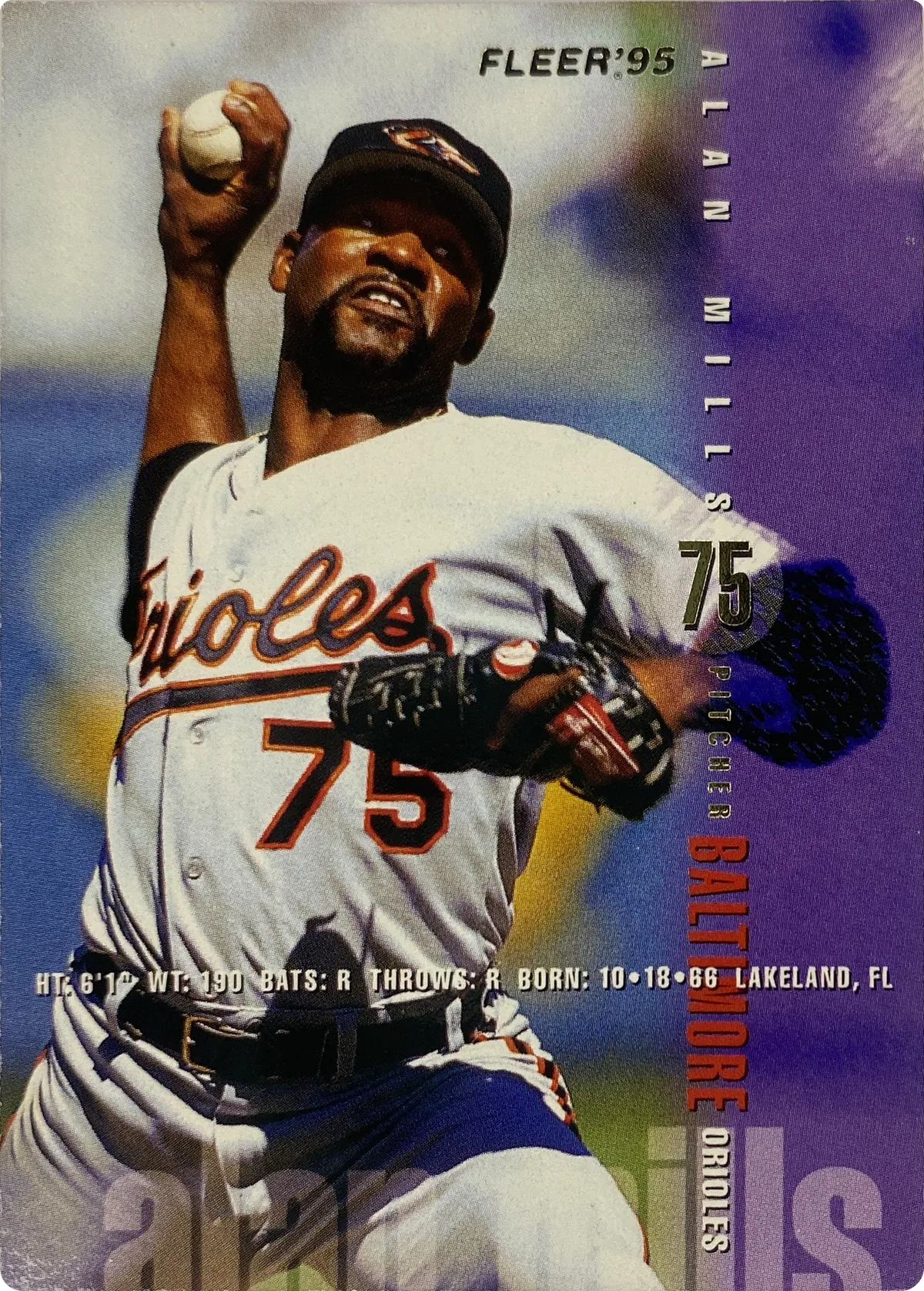 Alan Mills #13, front