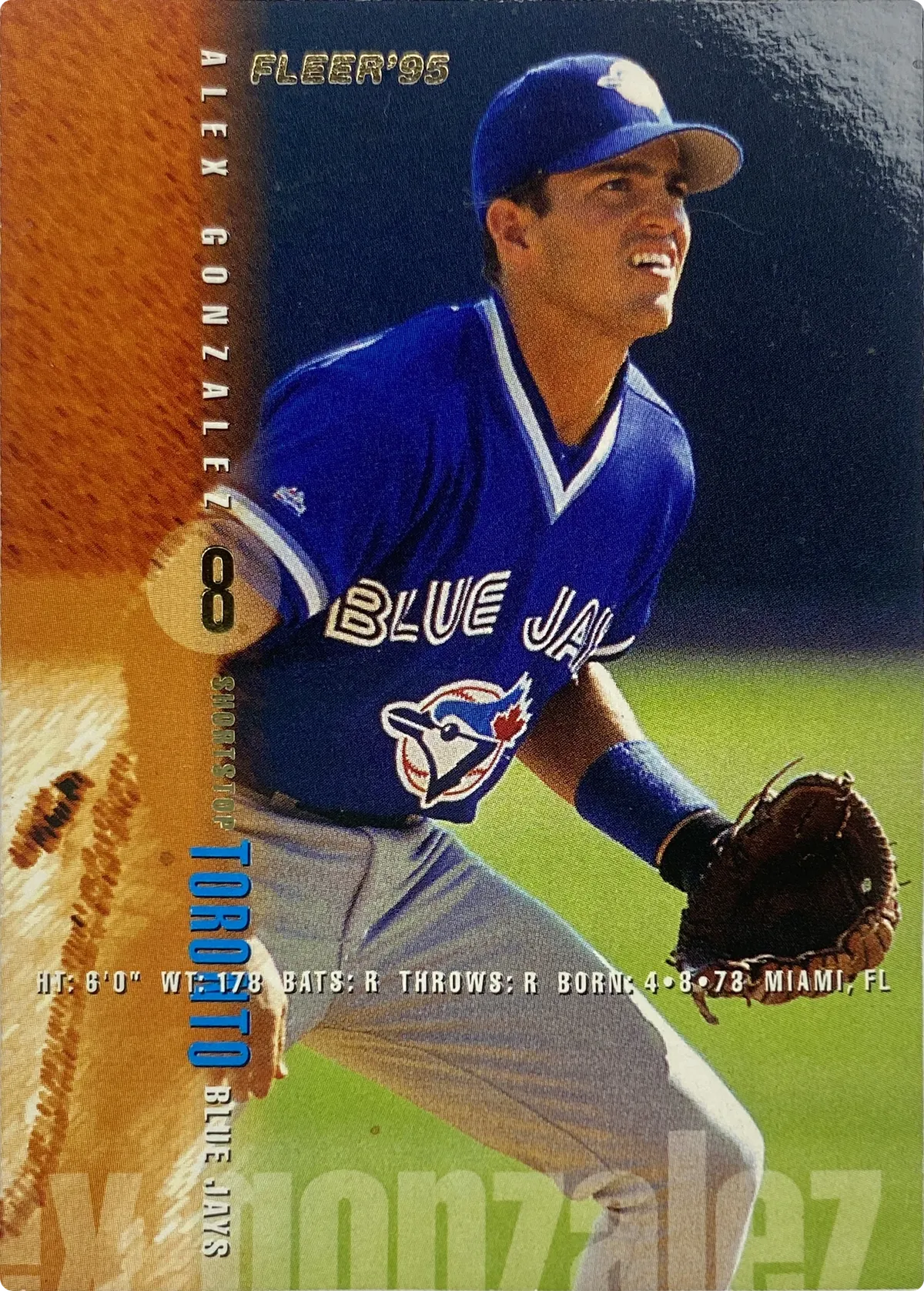 Alex Gonzalez #93, front