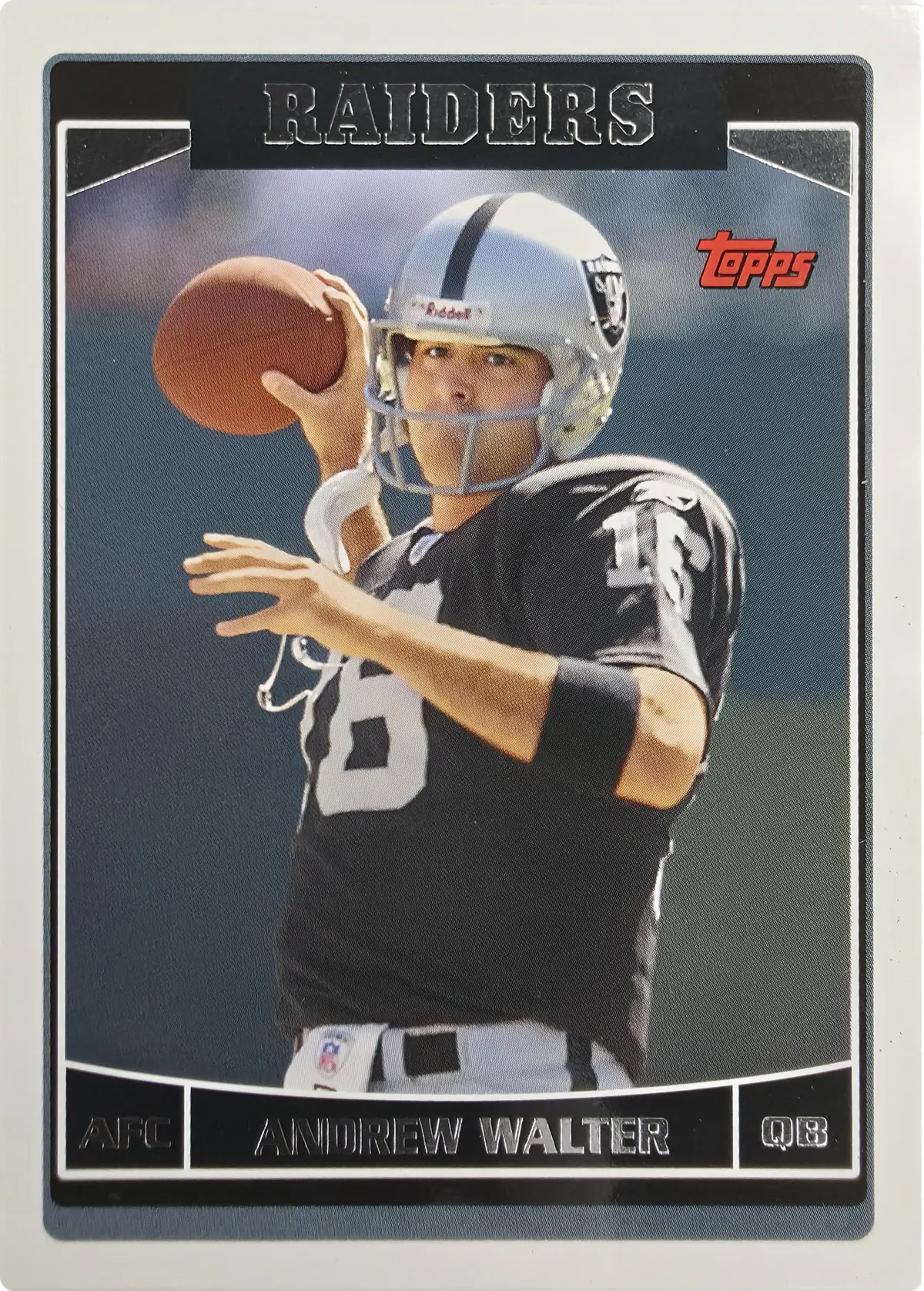 Andrew Walter #119, front
