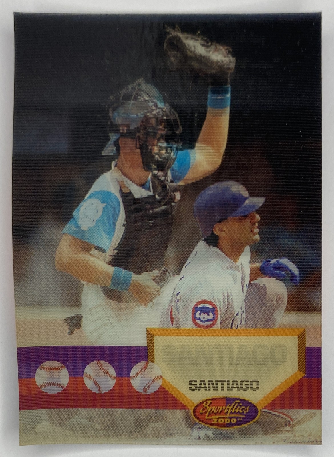 1994 Sportflics 2000 Benito Santiago #13 Florida Marlins front