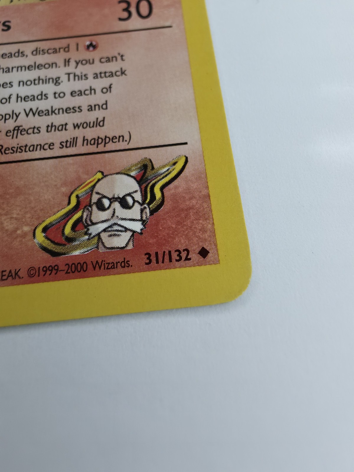 Blaine's Charmeleon, front bottom-right corner
