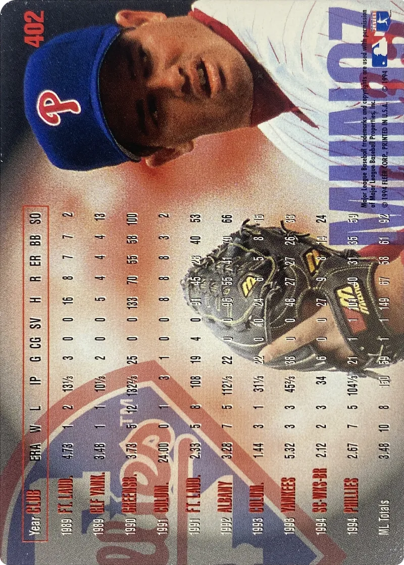 Bobby Munoz #402, back