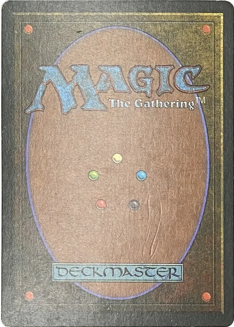 1995 Magic: The Gathering Fourth Edition Bog Imp Common, back