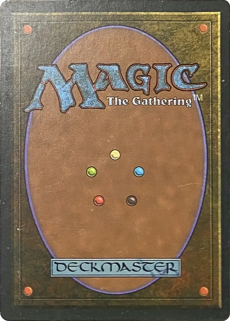 1995 Magic: The Gathering Fourth Edition Bog Imp Common, back