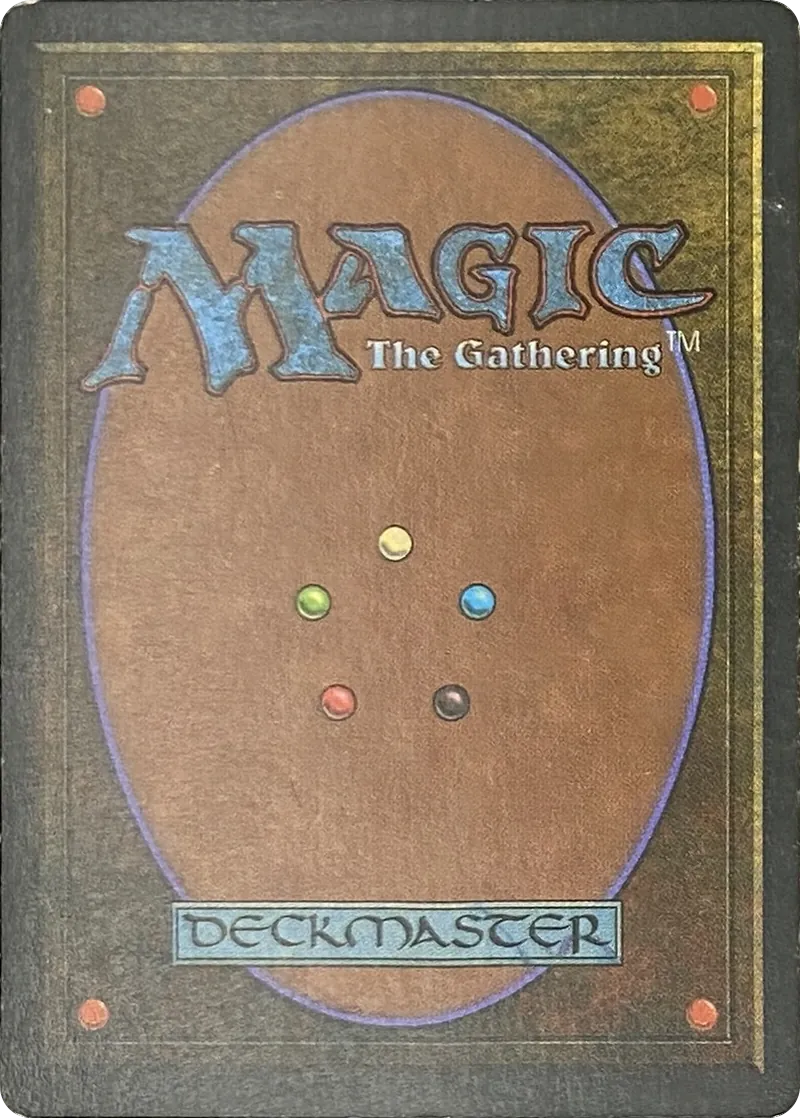 1995 Magic: The Gathering Fourth Edition Bog Imp Common, back