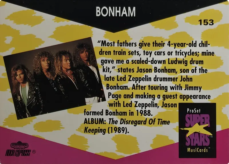 Bonham #153, back