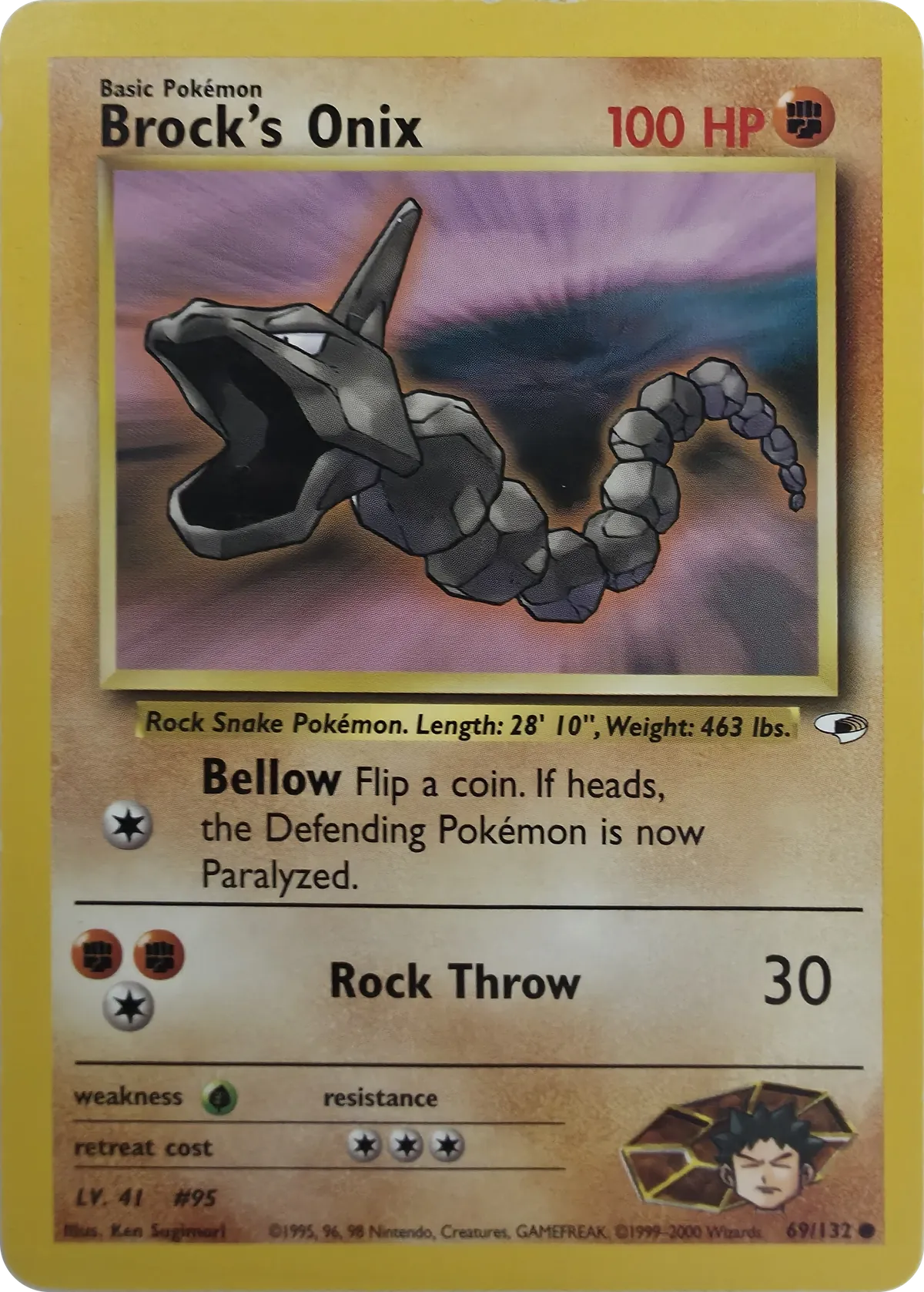 Brock's Onix #69/132, front