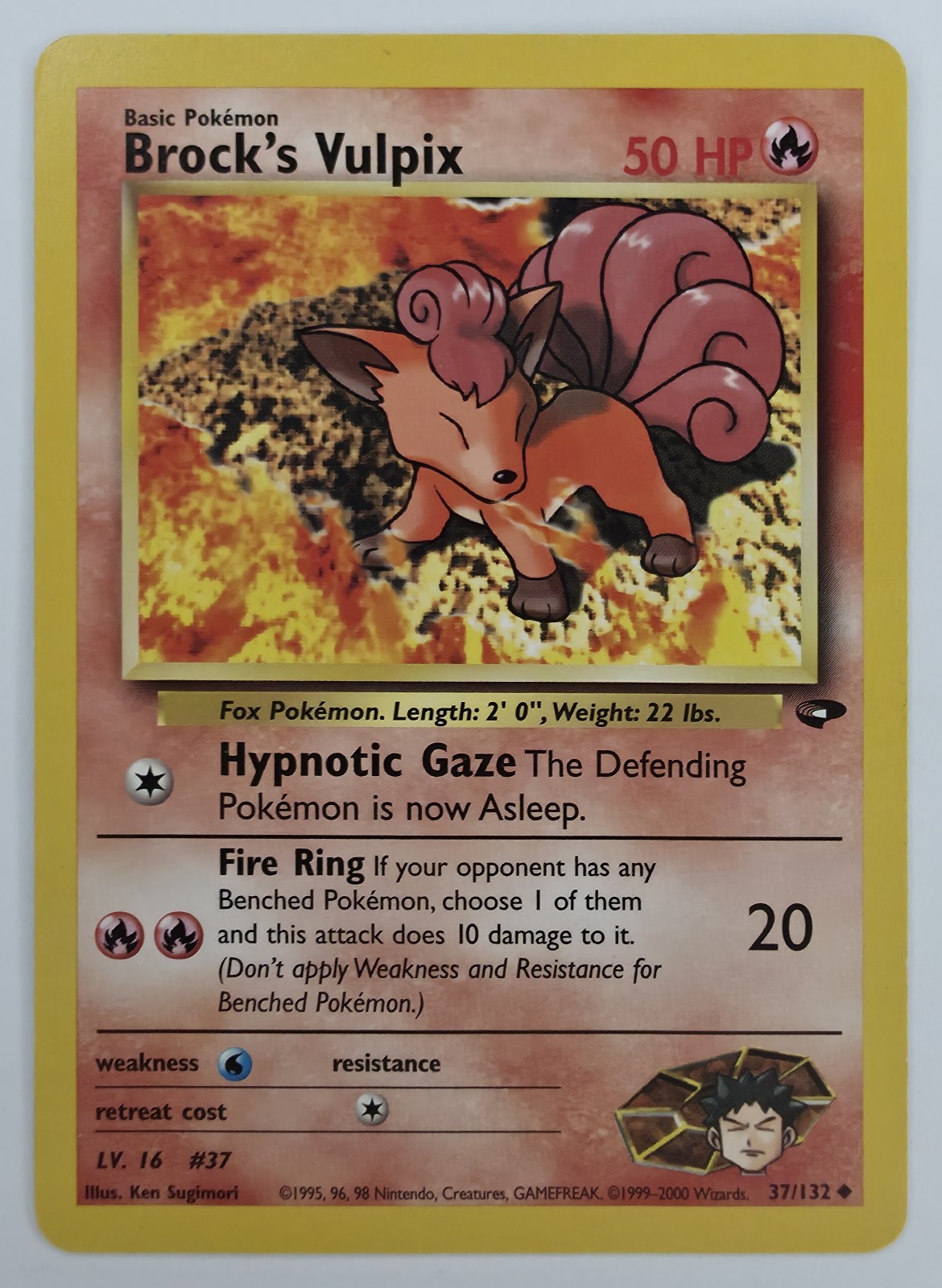 Brock's Vulpix front