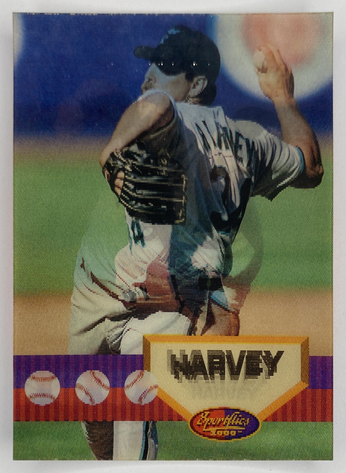 1994 Sportflics 2000 Bryan Harvey #47 Florida Marlins front