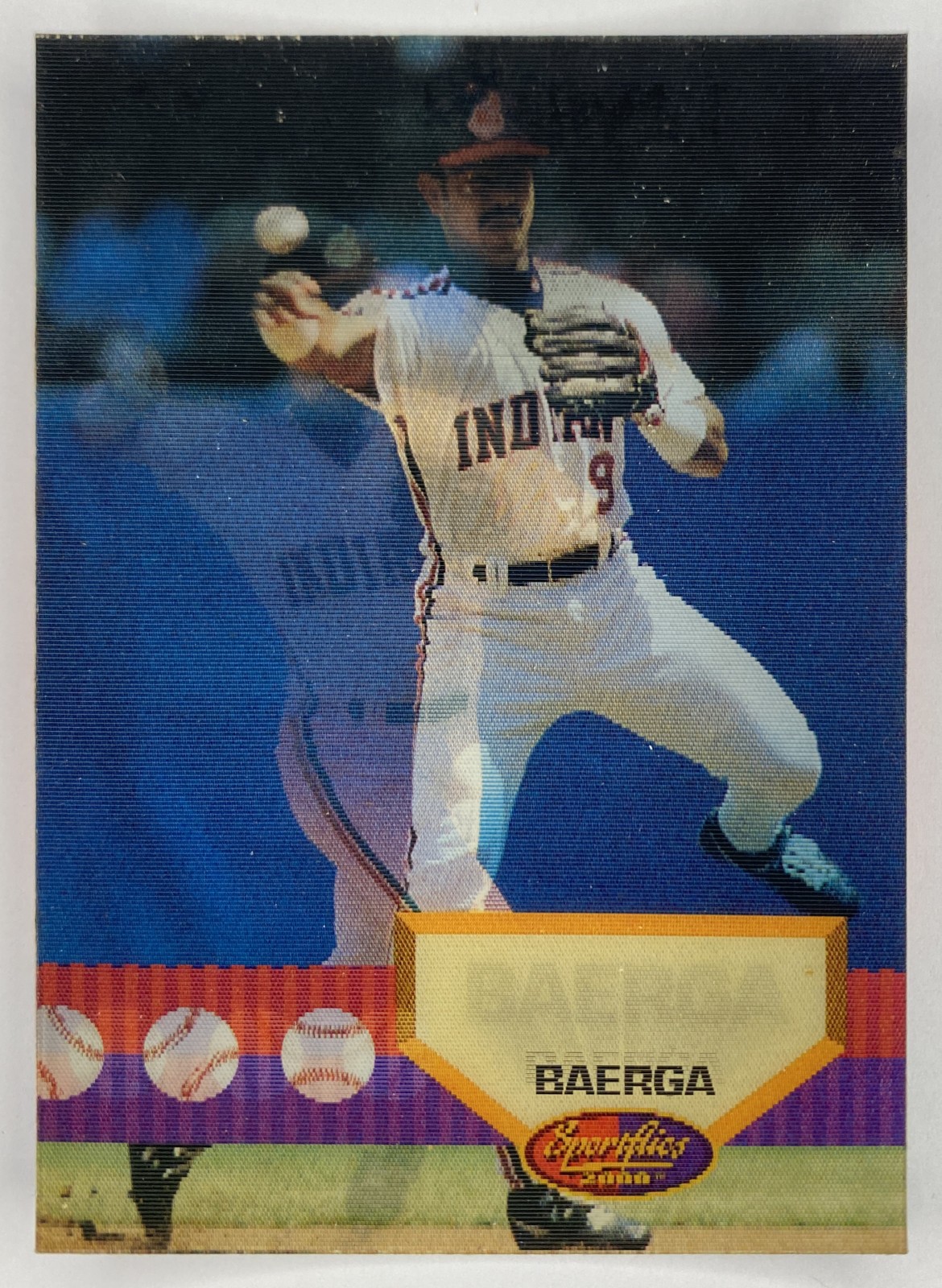 1994 Sportflics 2000 Carlos Baerga #71 Cleveland Indians front