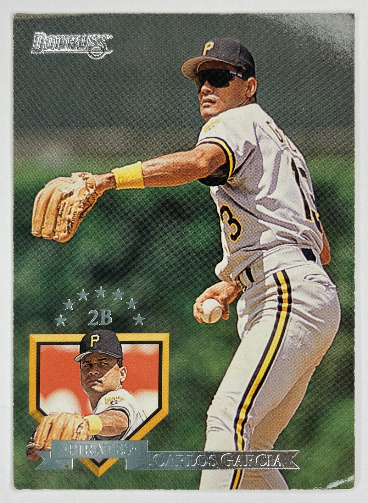 1995 Donruss Carlos Garcia #91 Pittsburgh Pirates front