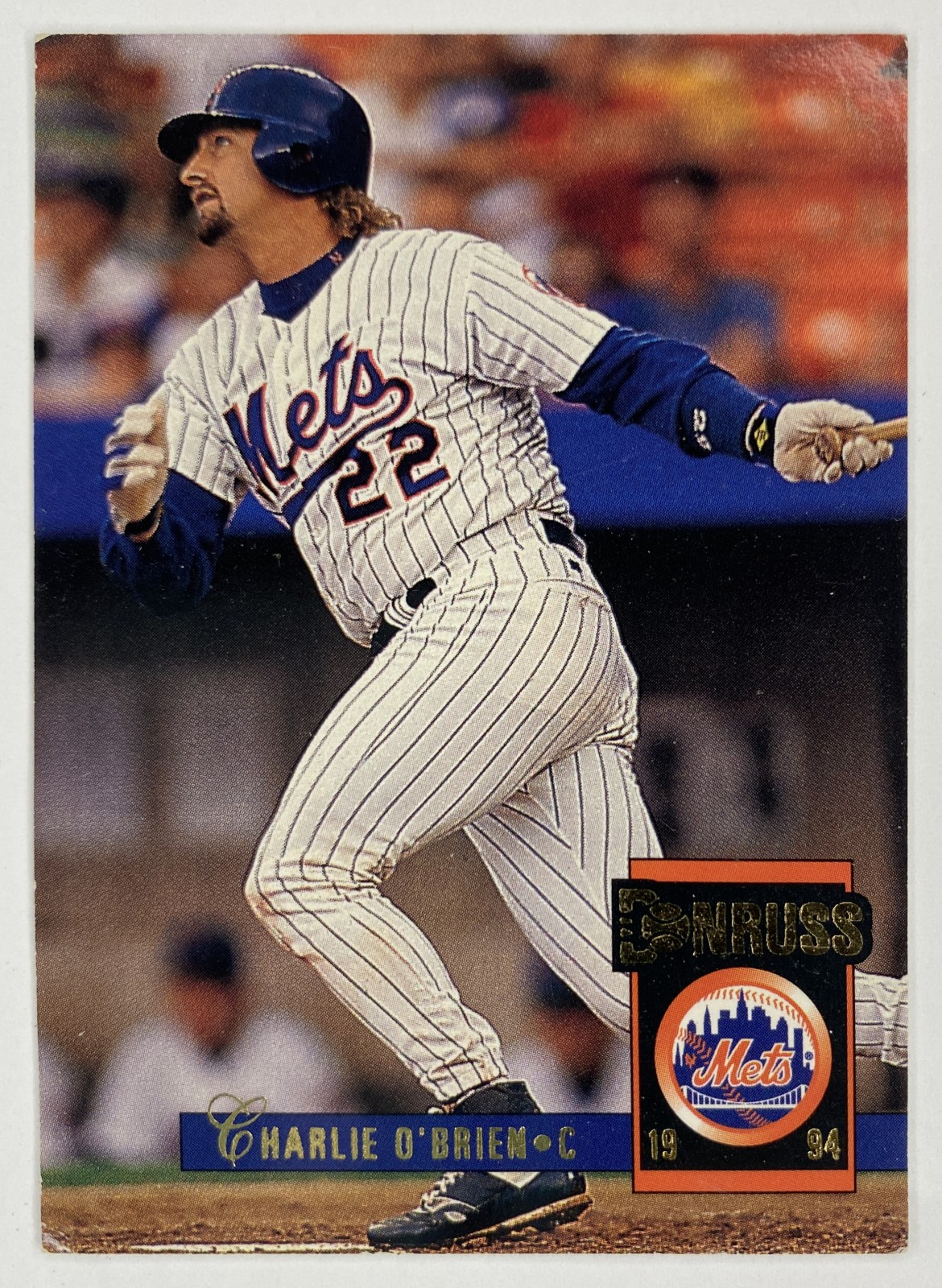 1994 Donruss Charlie O'Brien #242 New York Mets front