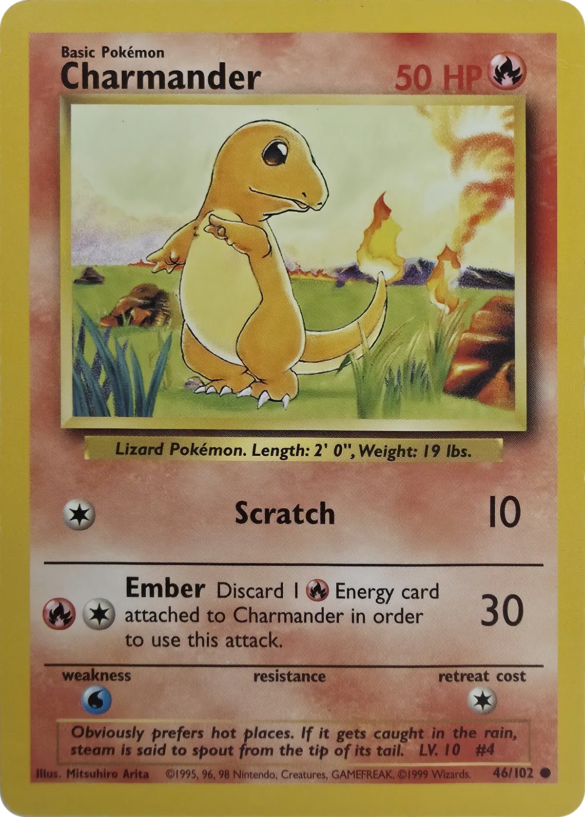 Charmander #46/102, front