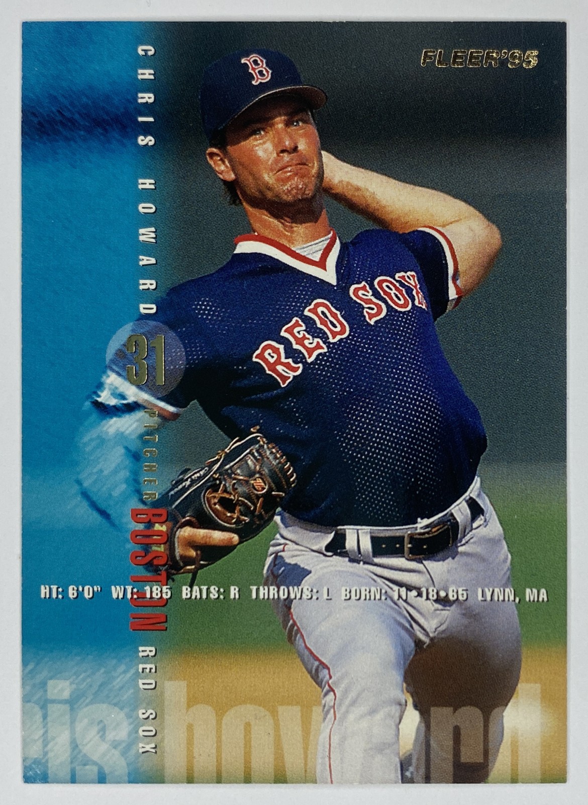 1995 Fleer Chris Howard #33 Boston Red Sox front