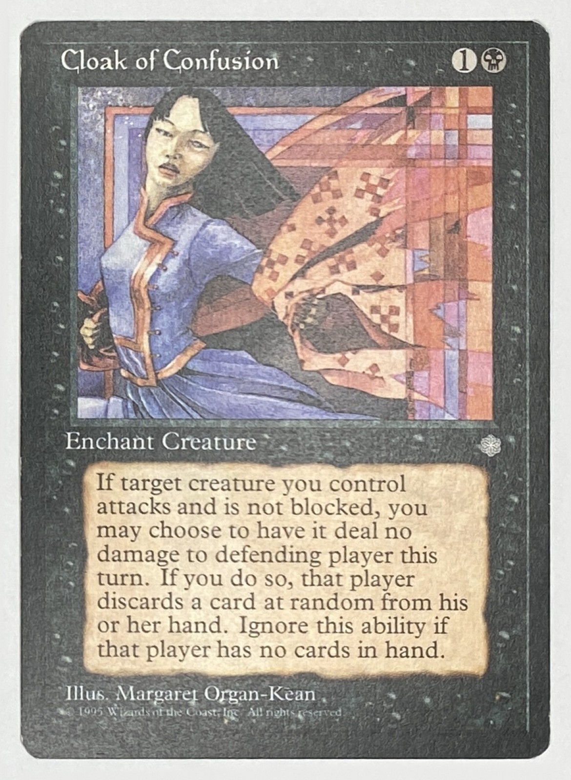 1995 Magic: The Gathering Ice Age Cloak of Confusion Common front