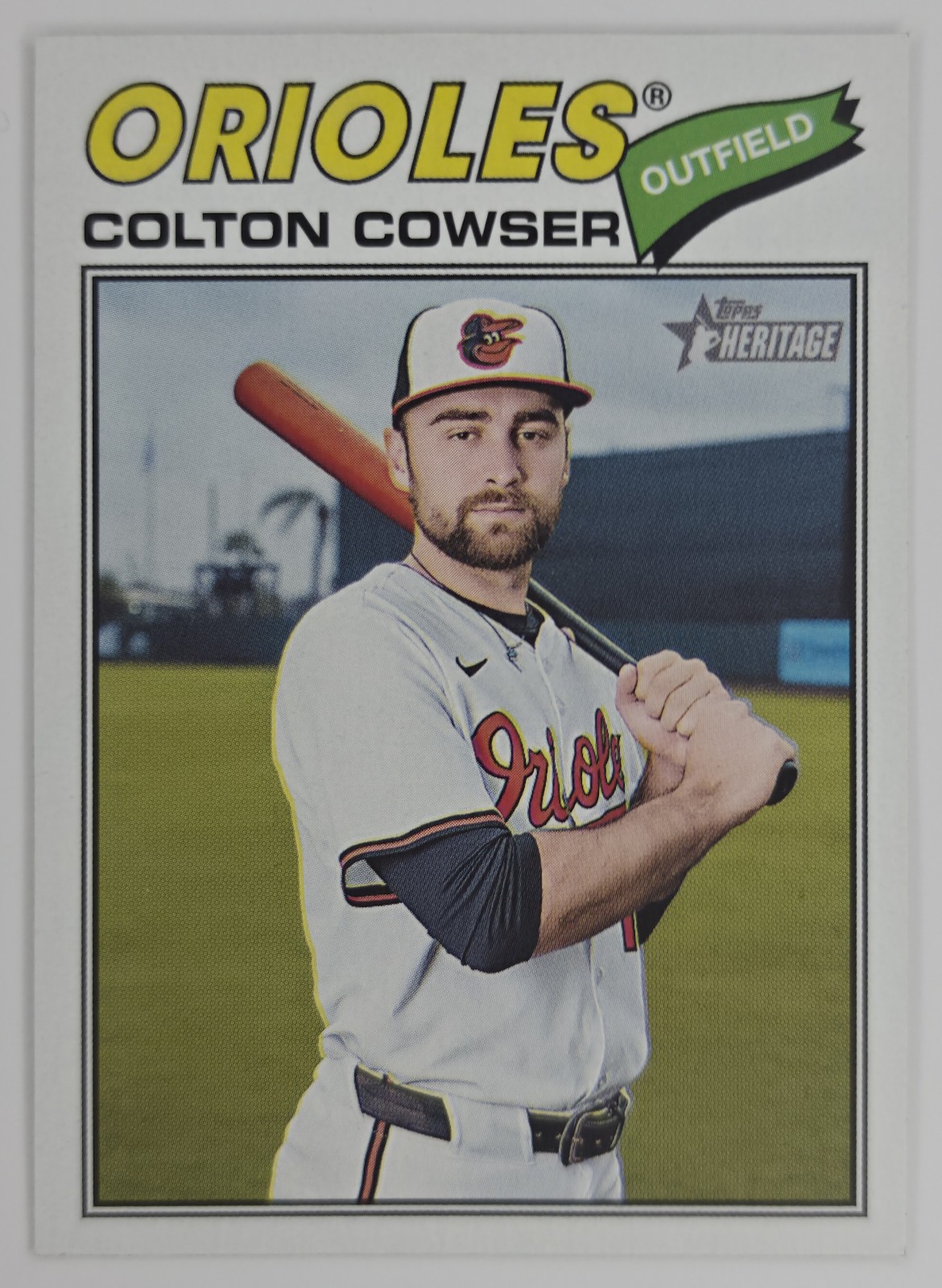 2026 Topps Heritage Colton Cowser #338 Baltimore Orioles front