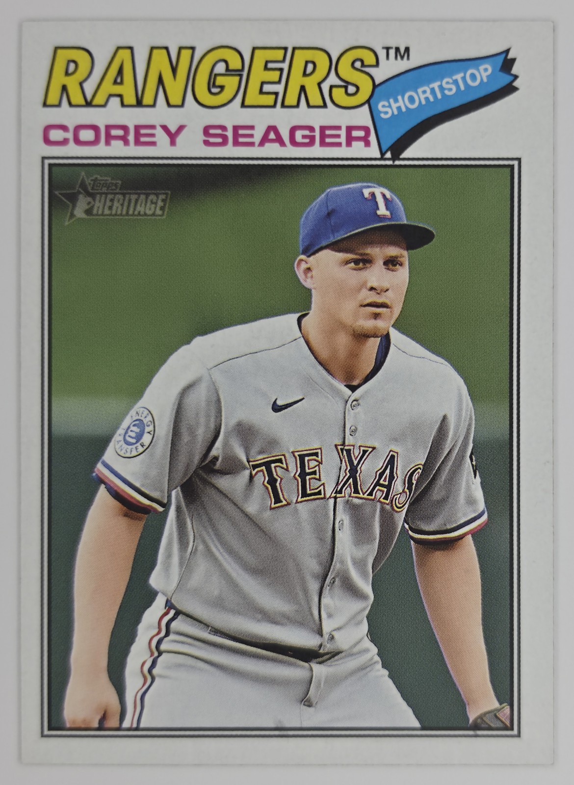 2026 Topps Heritage Corey Seager #302 Texas Rangers front