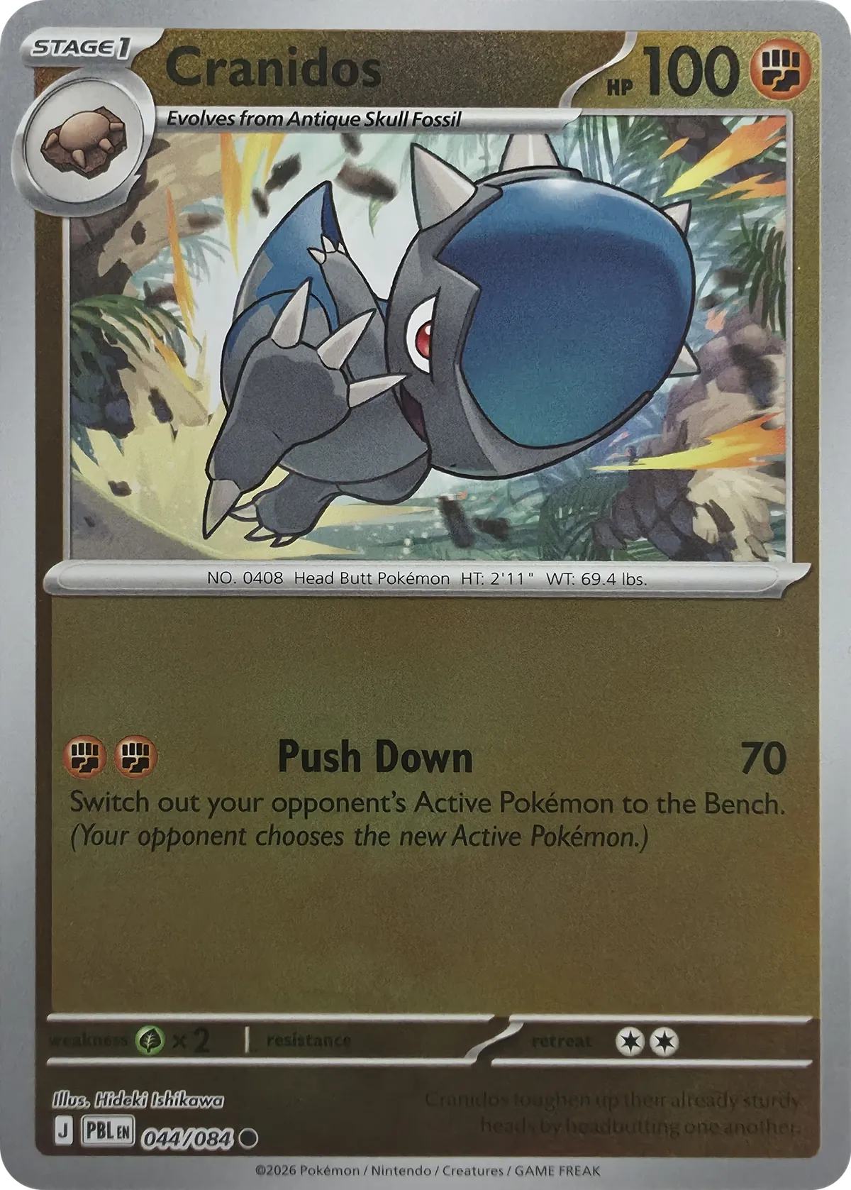 Cranidos #044/084, front