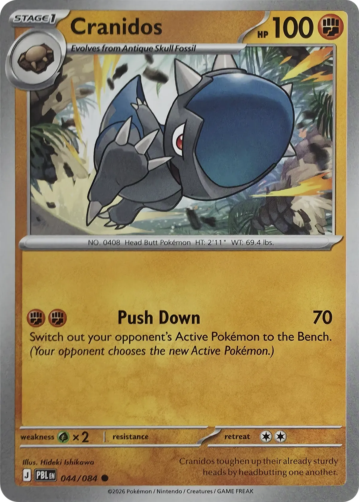 Cranidos #044/084, front