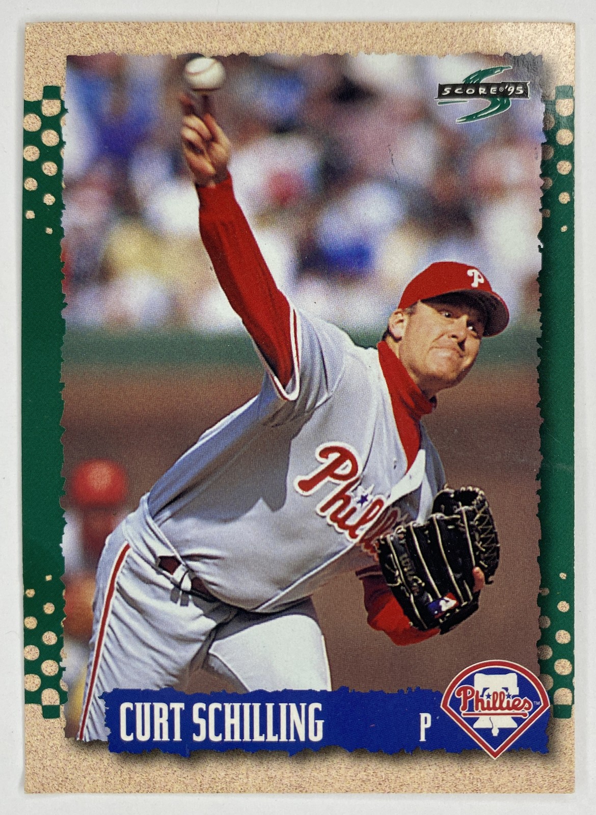 1995 Score Curt Schilling #163 Philadelphia Phillies front