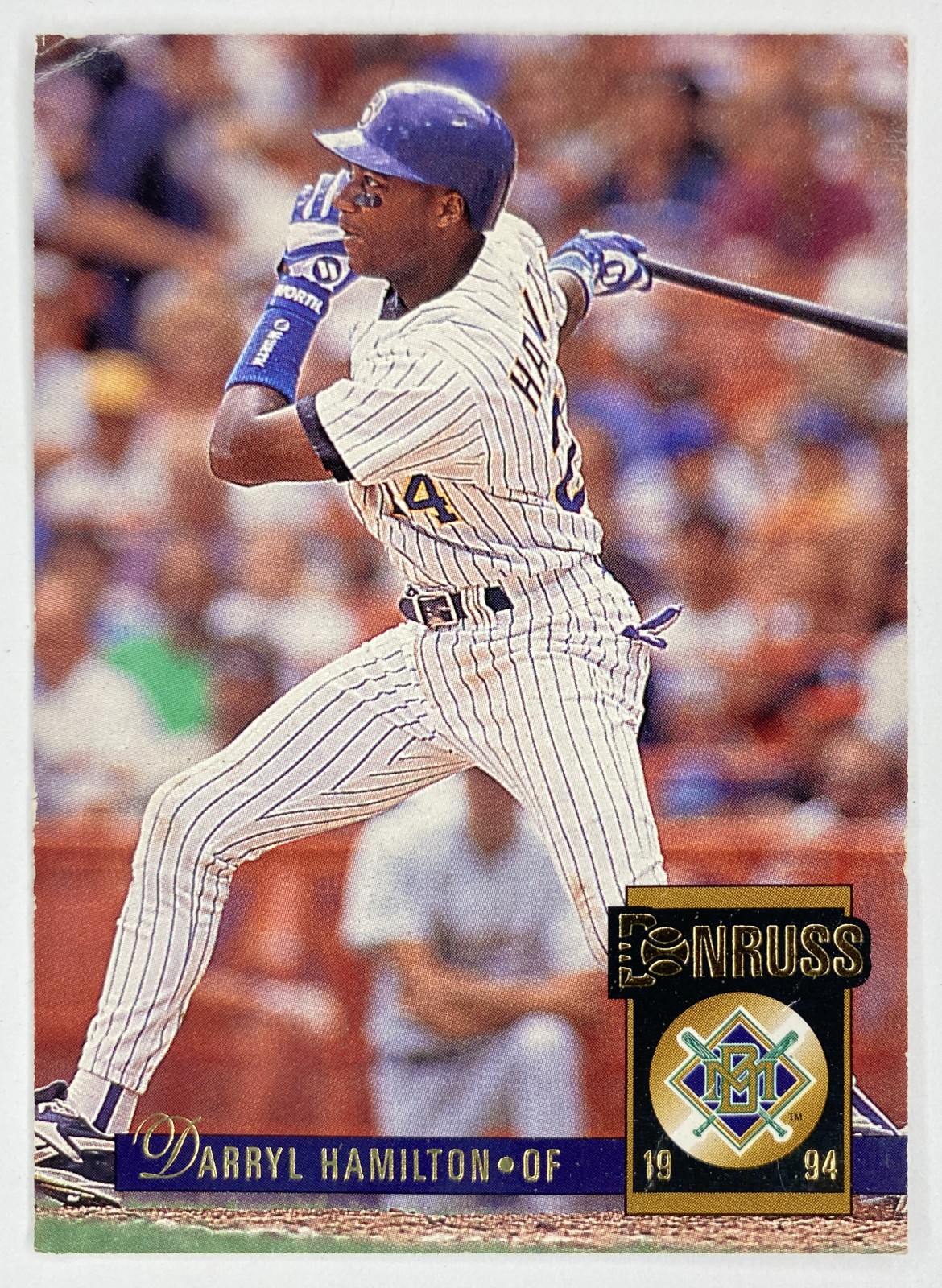 1994 Donruss Darryl Hamilton #398 Milwaukee Brewers front