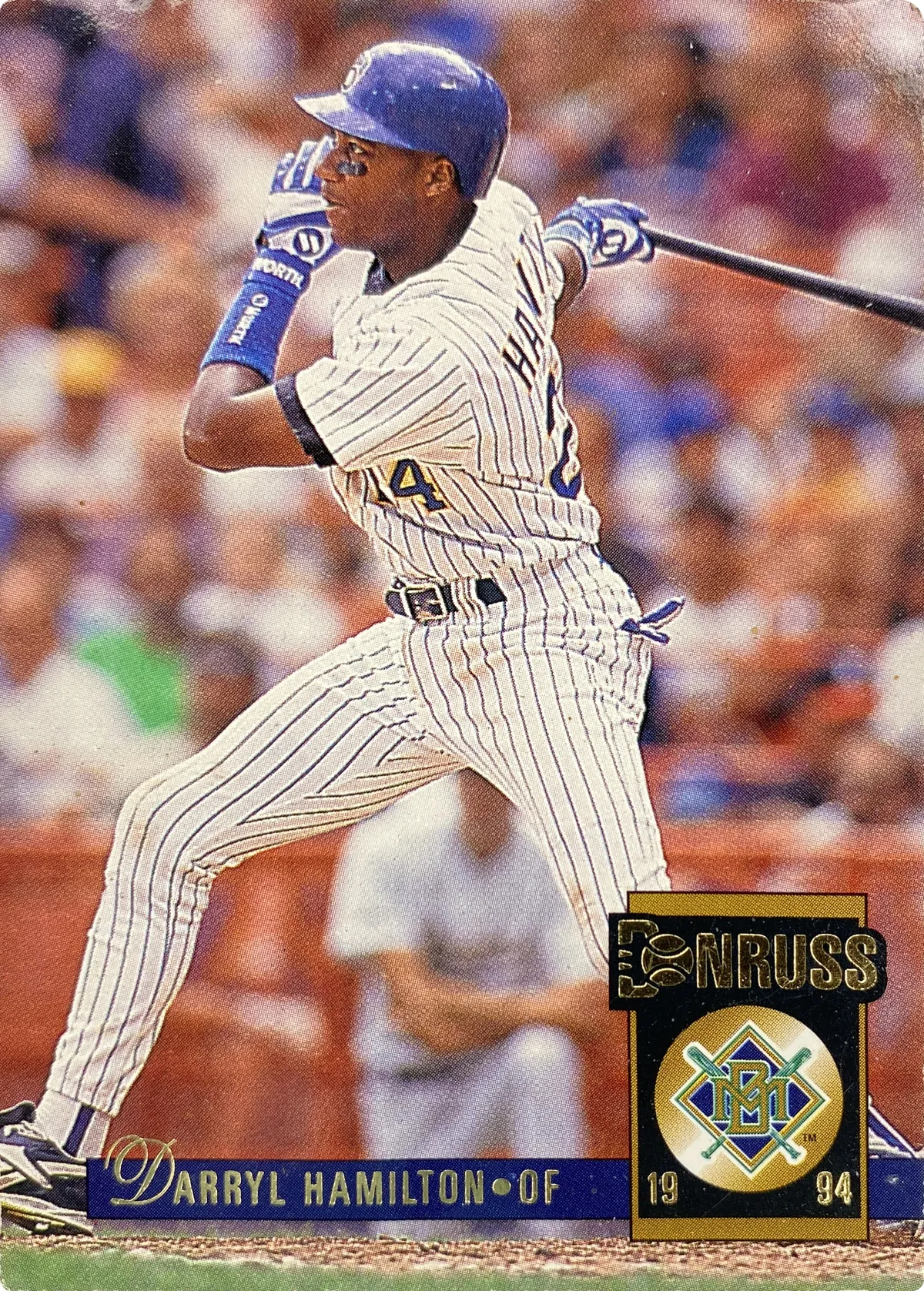 Darryl Hamilton #398, front
