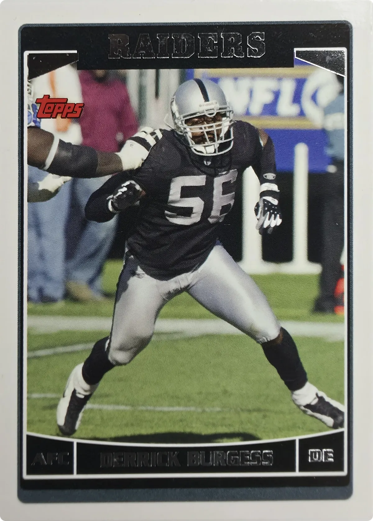 Derrick Burgess #108, front