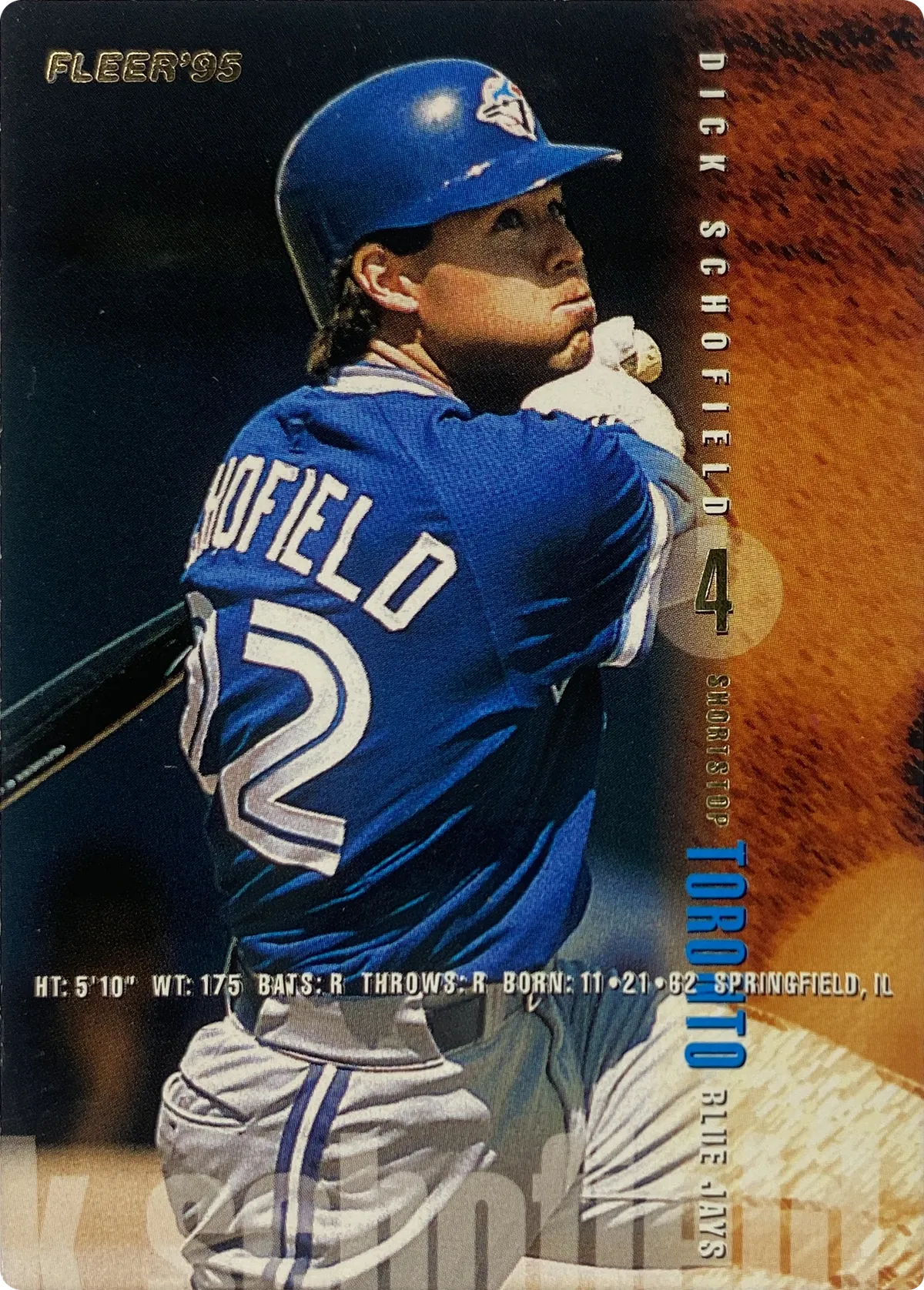 Dick Schofield #103, front