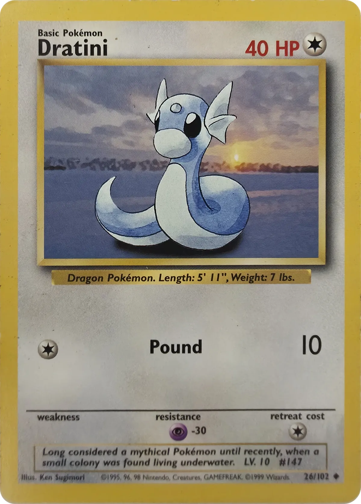 Dratini #26/102, front