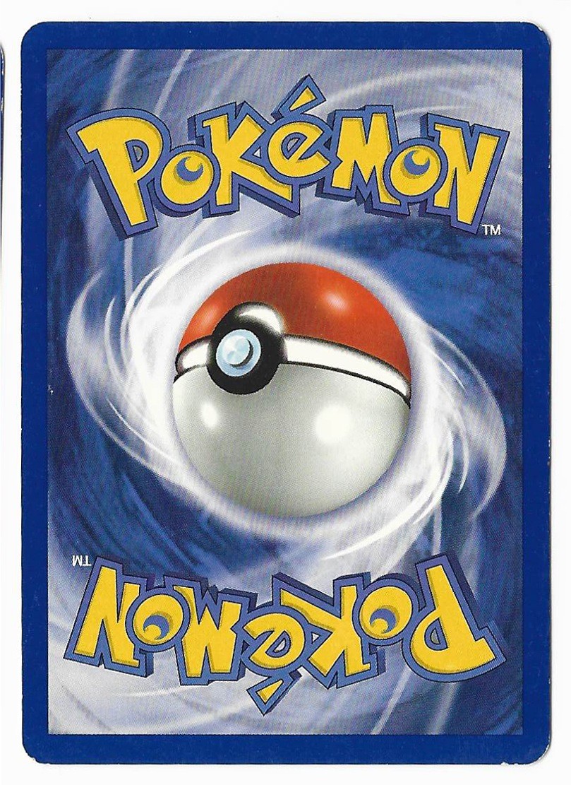 Erika's Clefairy, scan of the back, shows surface detail