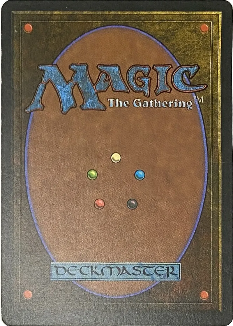 1995 Magic: The Gathering Ice Age Errantry Common, back