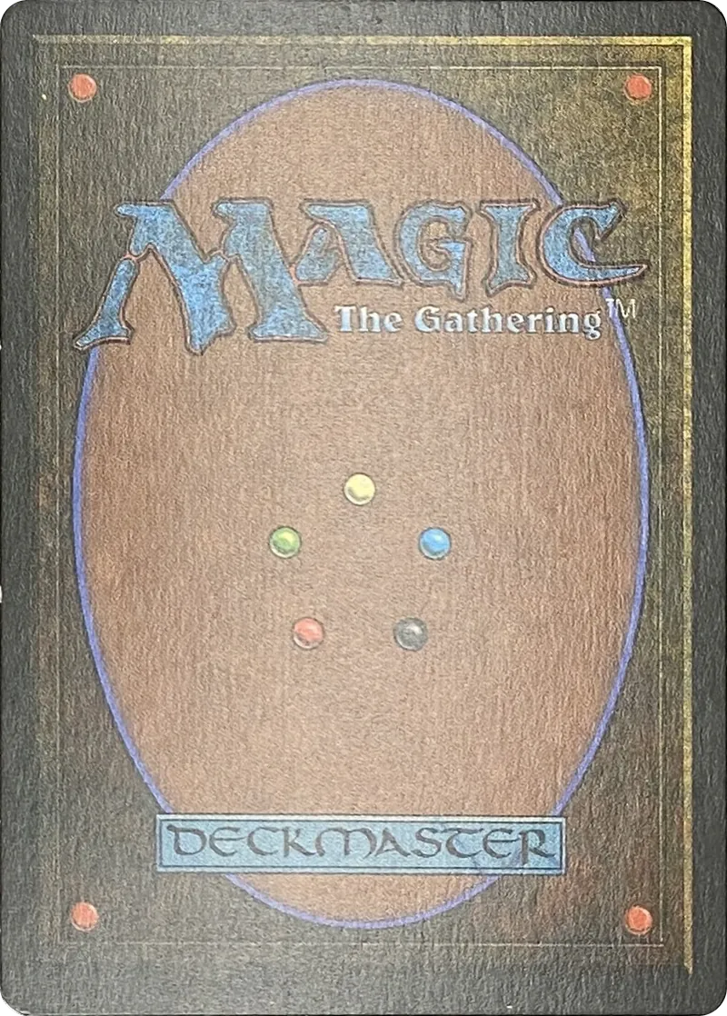 1995 Magic: The Gathering Ice Age Errantry Common, back