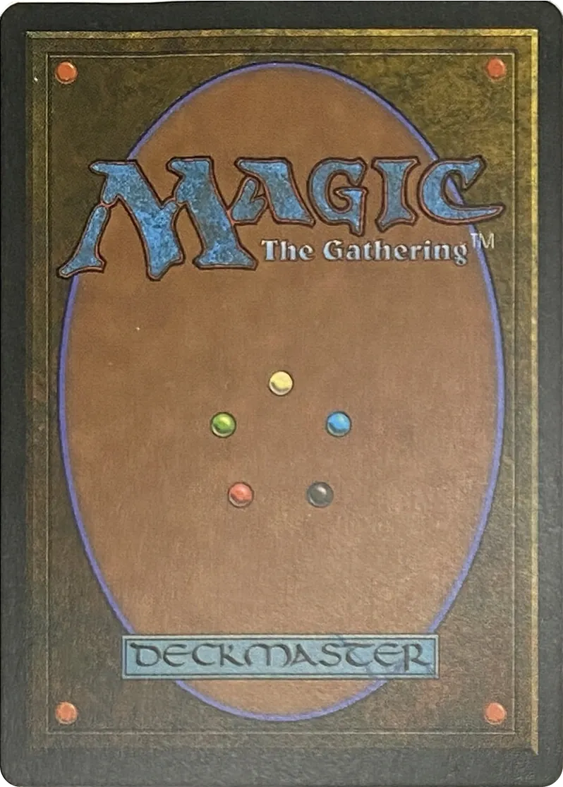 1995 Magic: The Gathering Ice Age Errantry Common, back