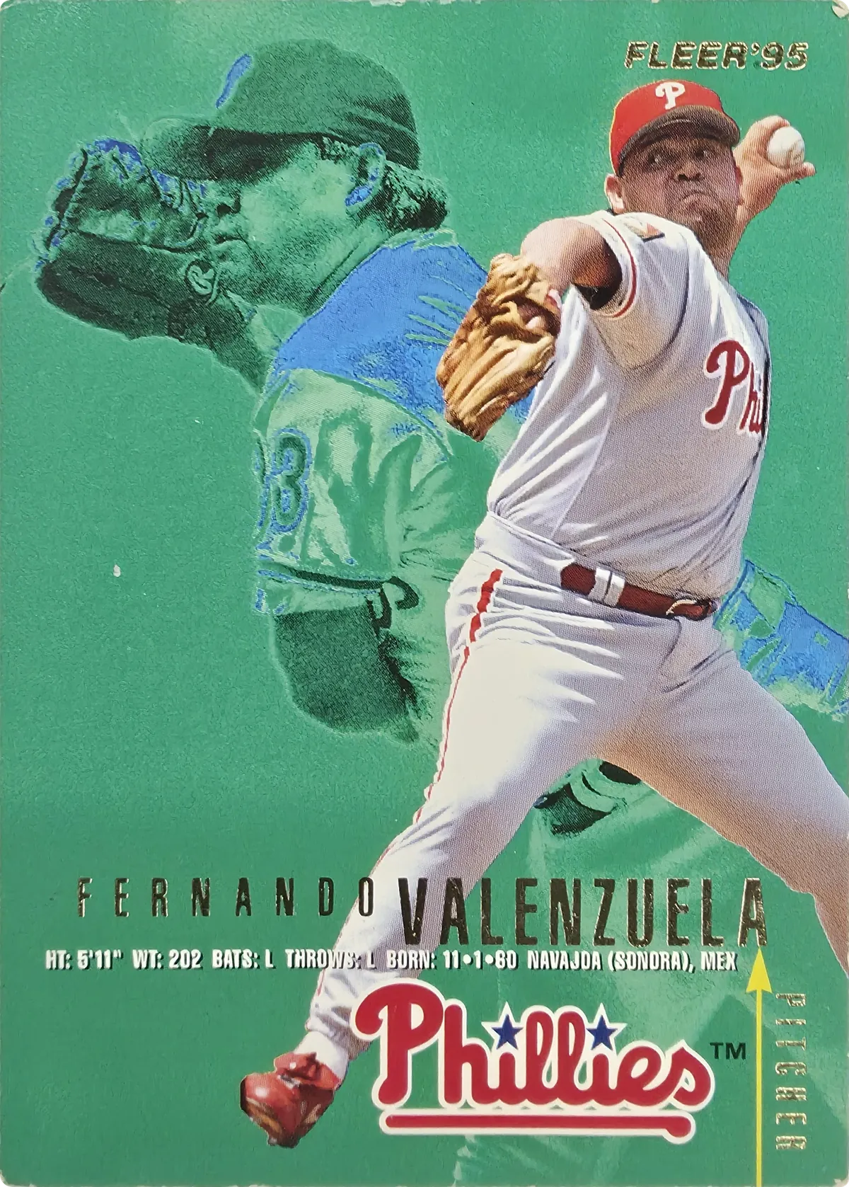 Fernando Valenzuela #406, front