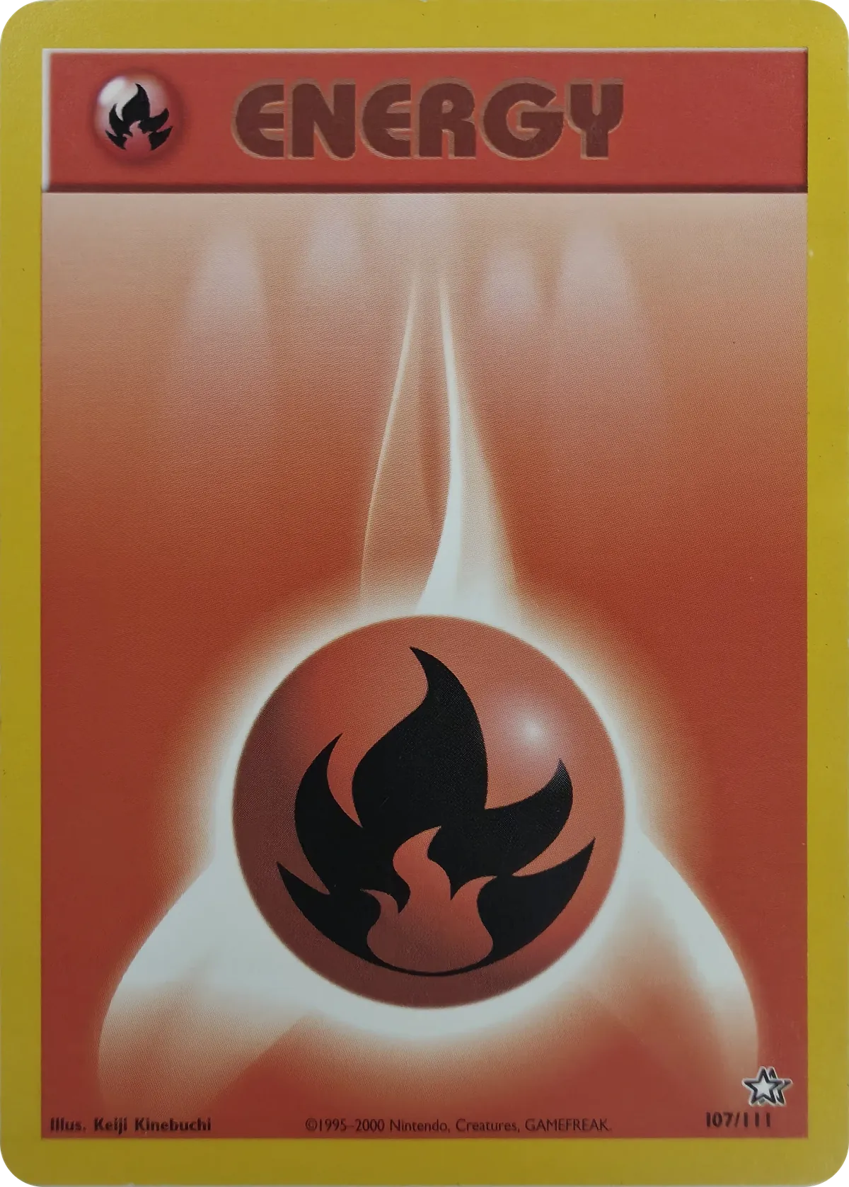 Fire Energy #107/111, front
