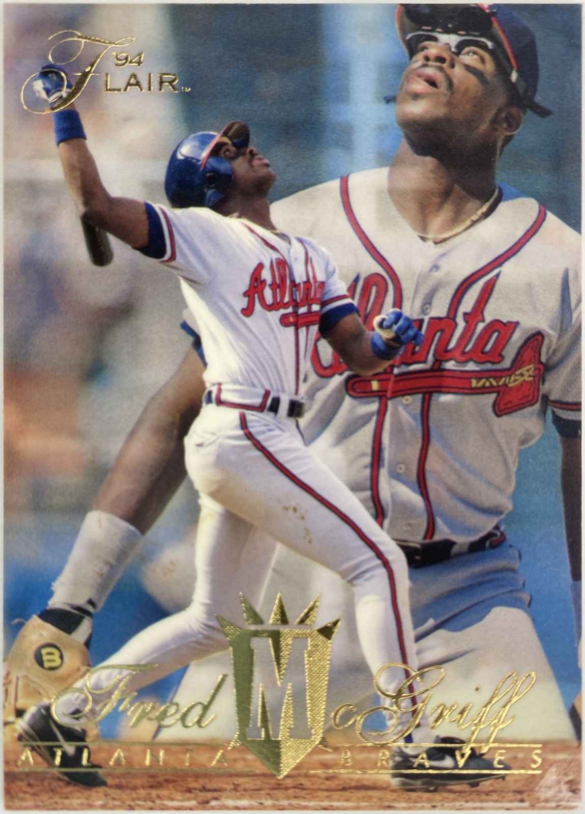1994 Flair Fred McGriff #131 Atlanta Braves front