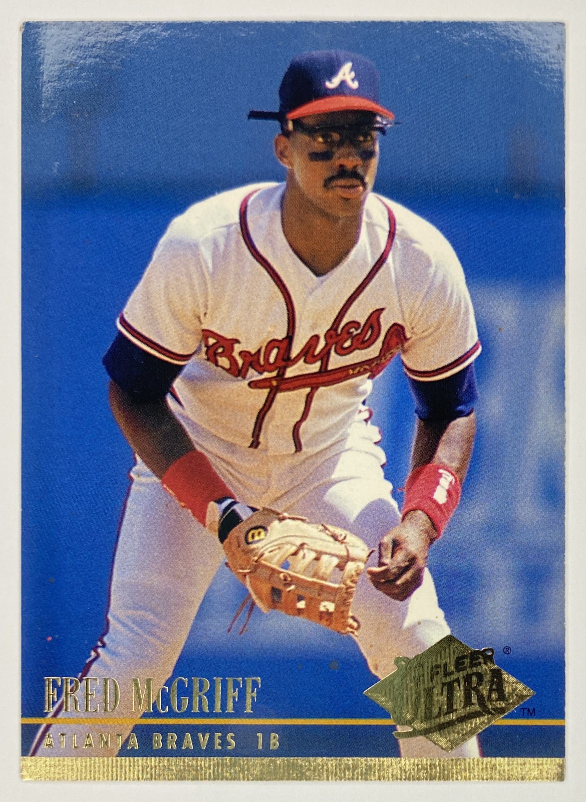 1994 Fleer Ultra Fred McGriff #154 Atlanta Braves front