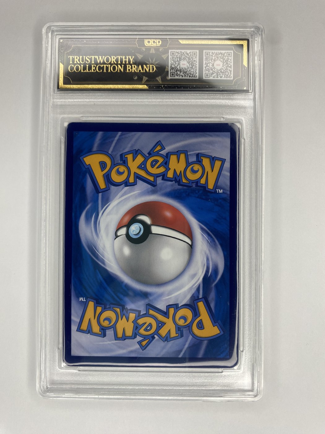 Glaceon V 037/153 Simplified Chinese, OCD 9.5 slab, back