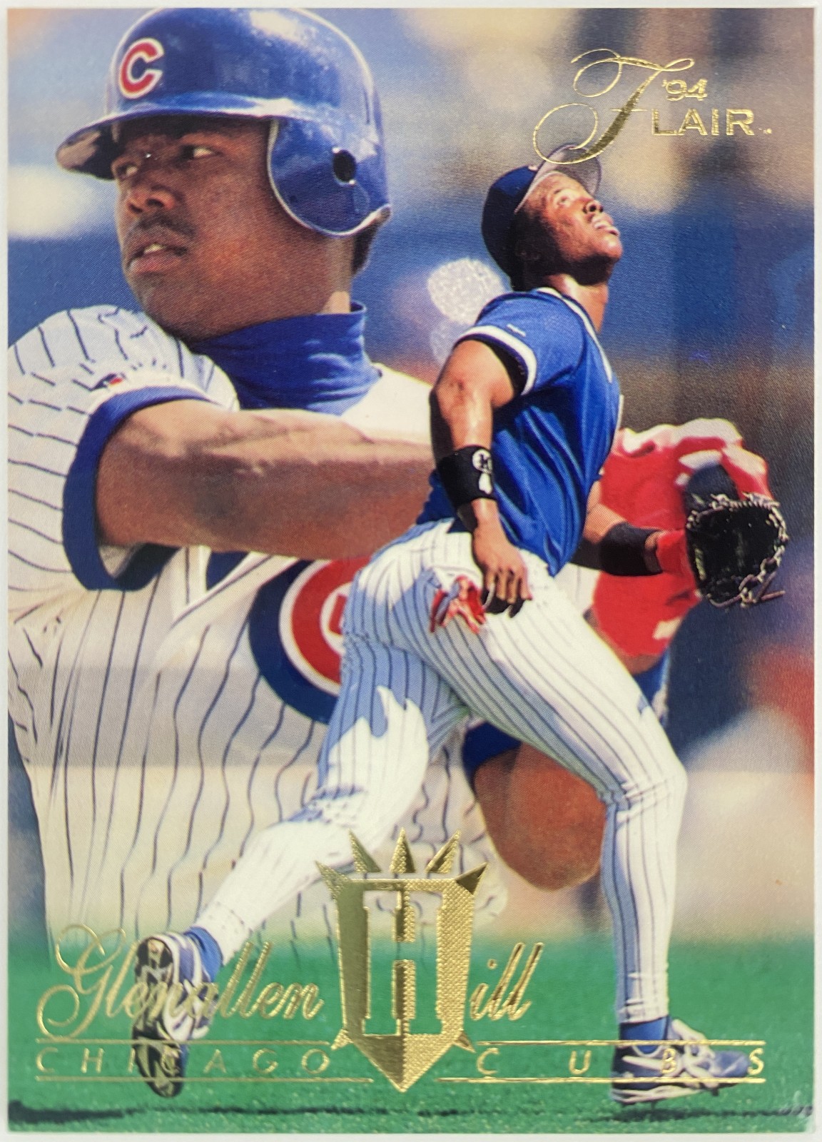 1994 Flair Glenallen Hill #138 Chicago Cubs front
