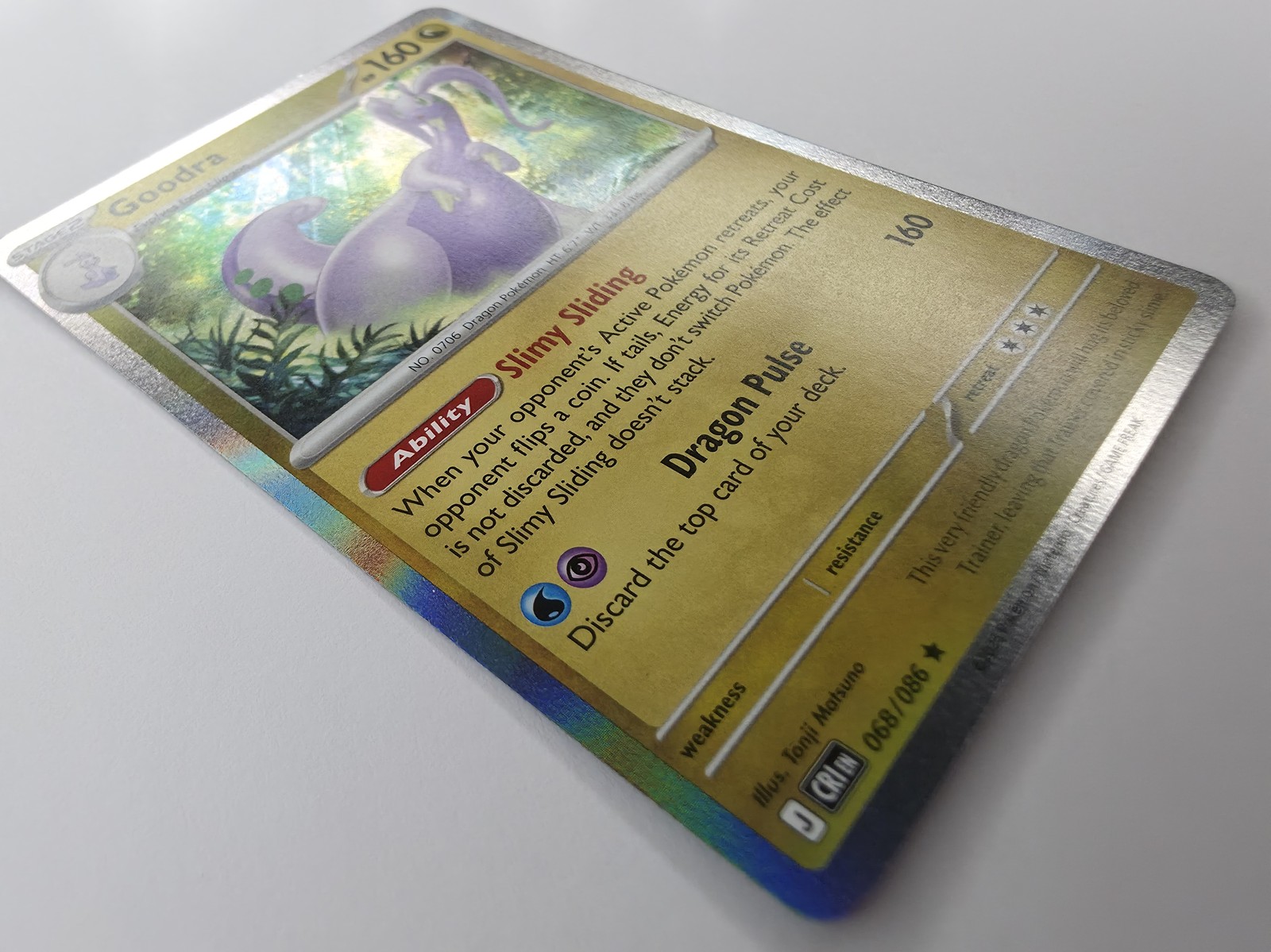 2026 Pokemon Chaos Rising Goodra #068/086 Holo Rare photo 3
