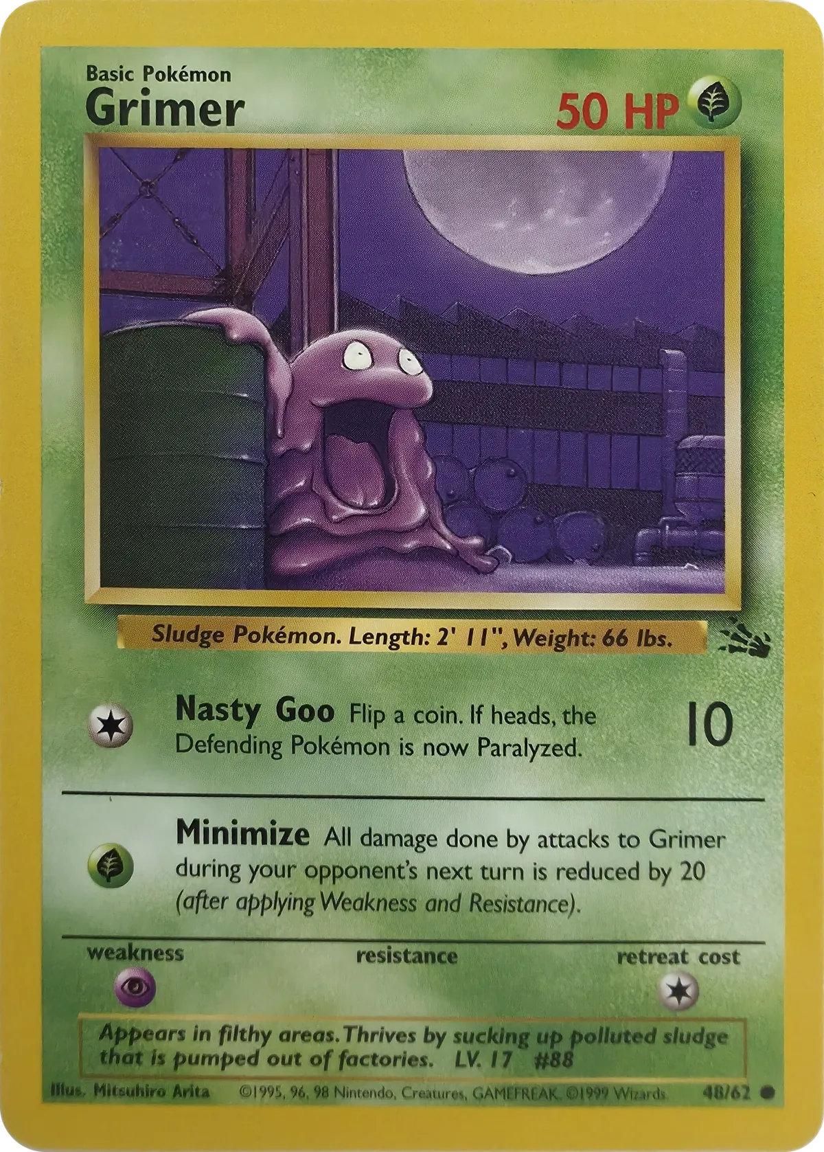 Grimer #48/62, front