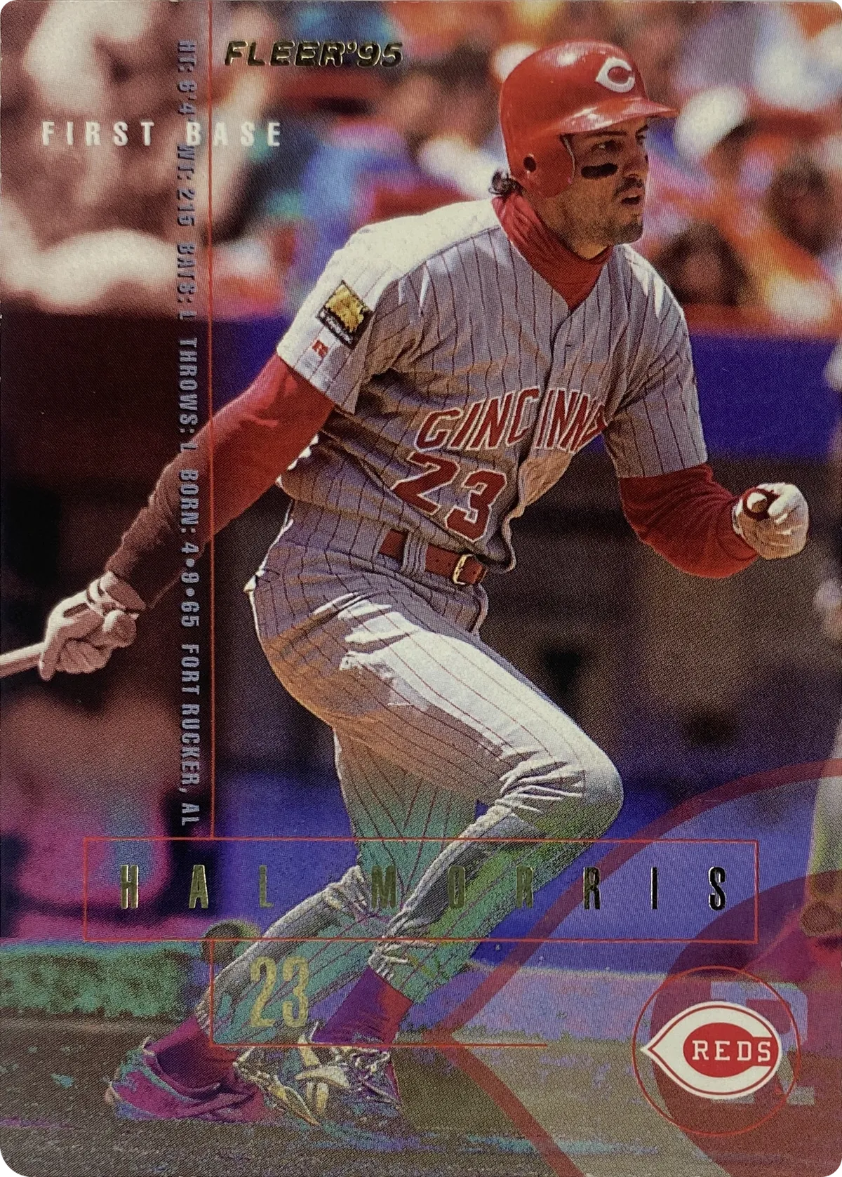 Hal Morris #442, front