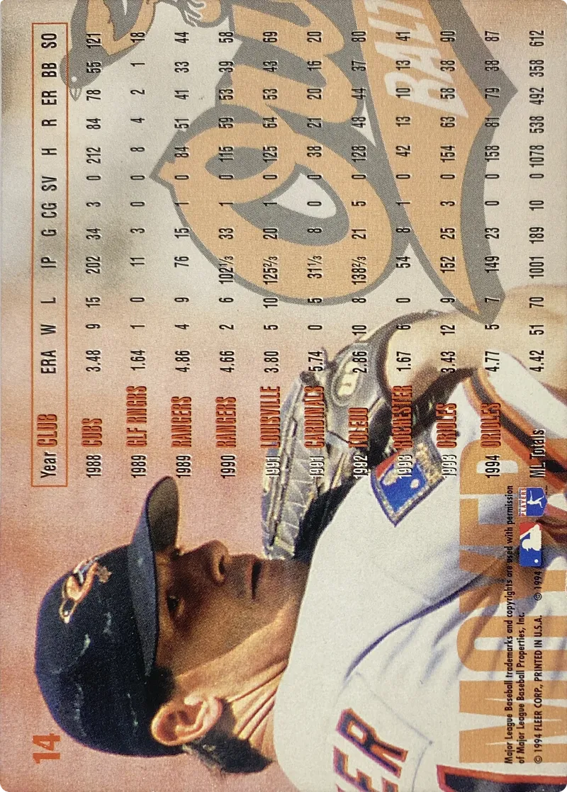 Jamie Moyer #14, back