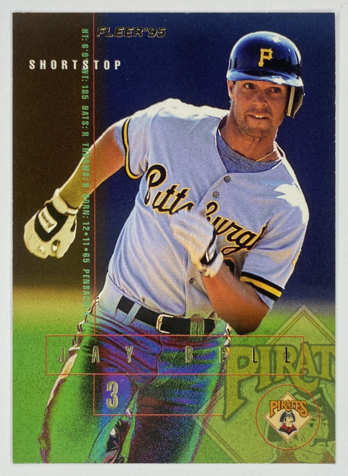 1995 Fleer Jay Bell #472 Pittsburgh Pirates front