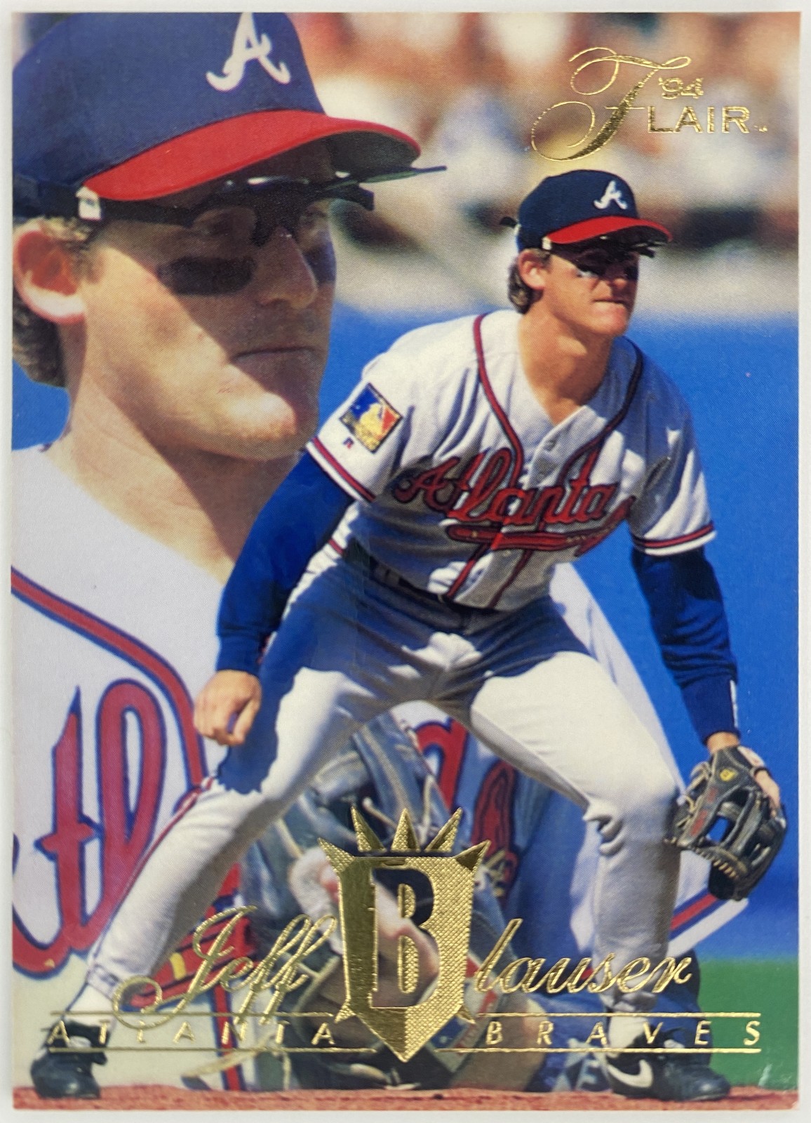 1994 Flair Jeff Blauser #124 Atlanta Braves front