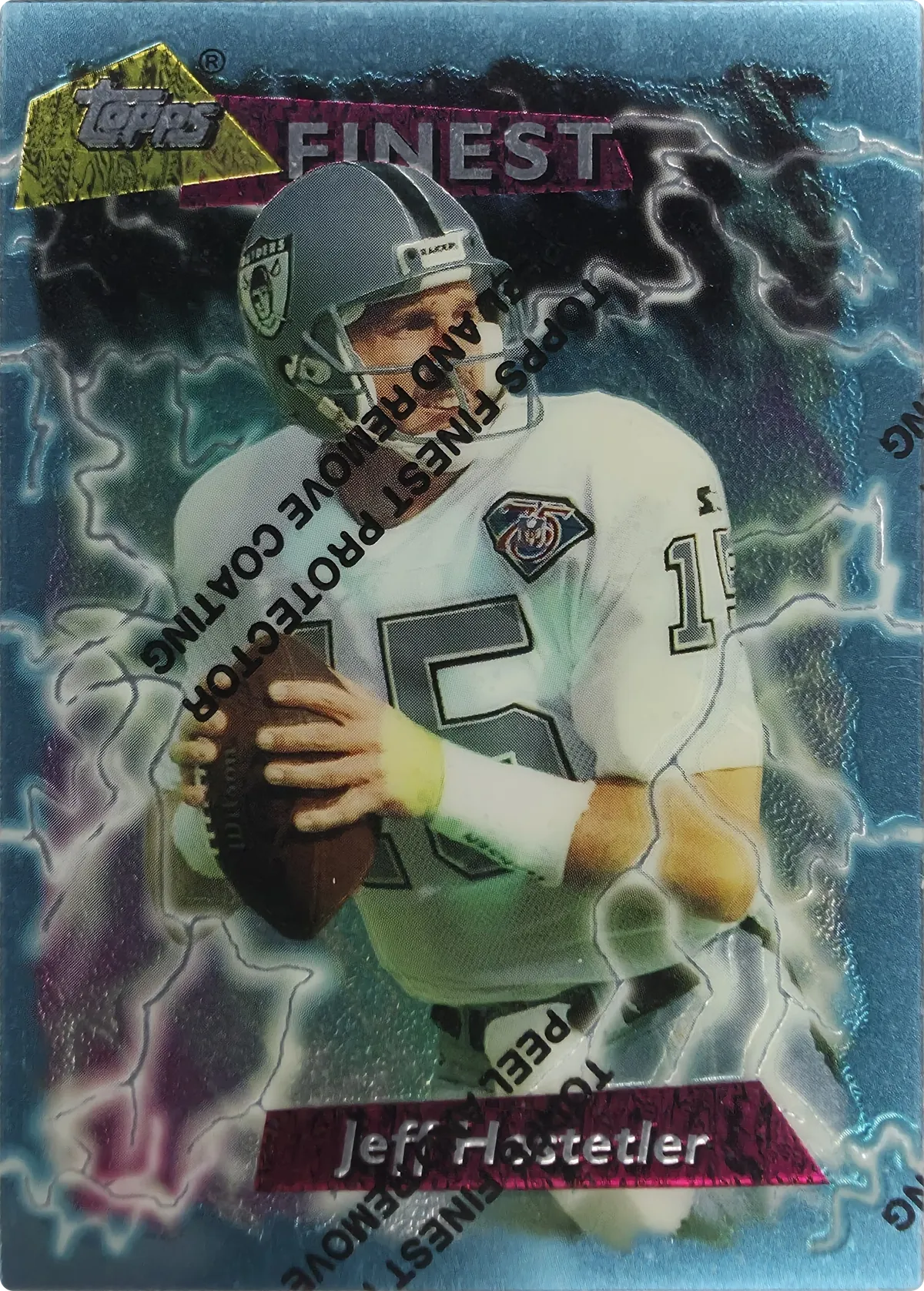 Jeff Hostetler #24, front