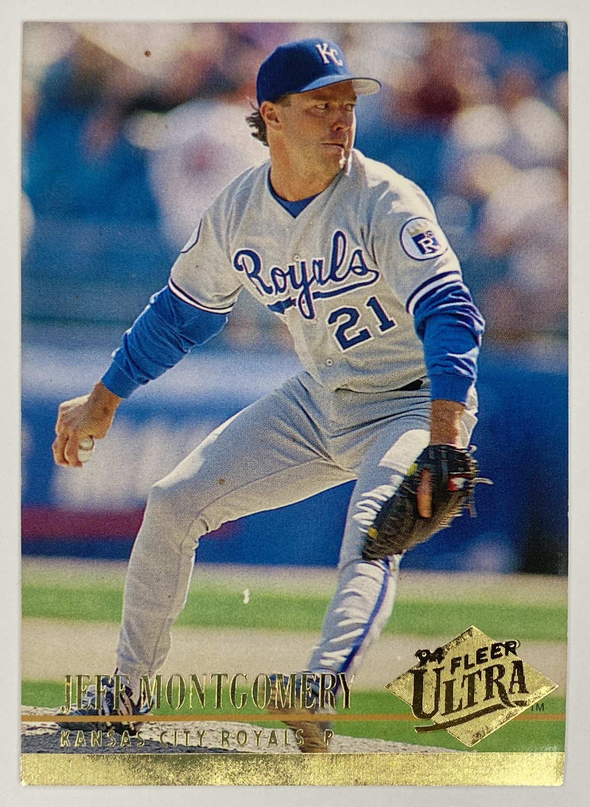 1994 Fleer Ultra Jeff Montgomery #70 Kansas City Royals front