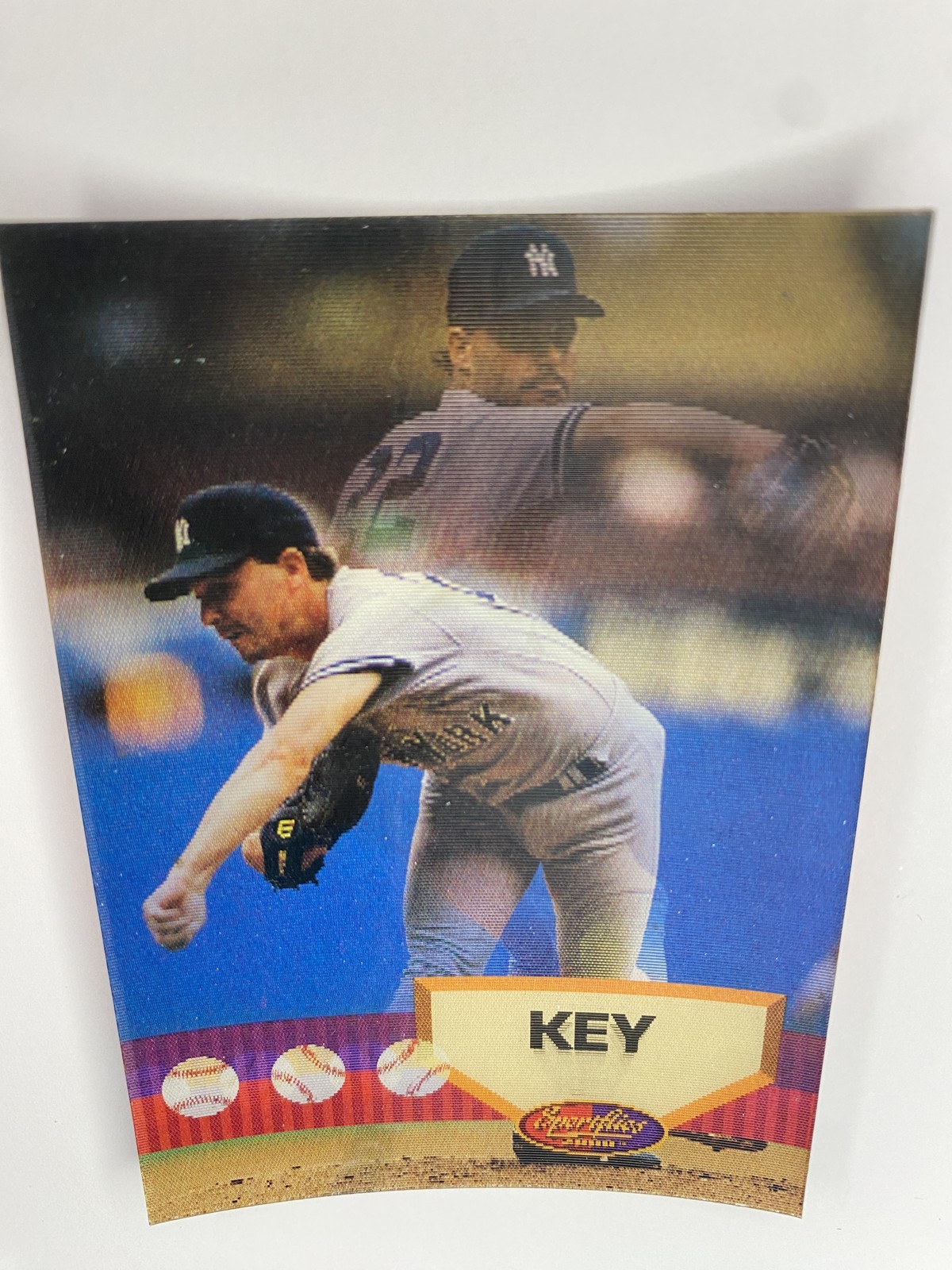 1994 Sportflics 2000 Jimmy Key #34 New York Yankees photo 3