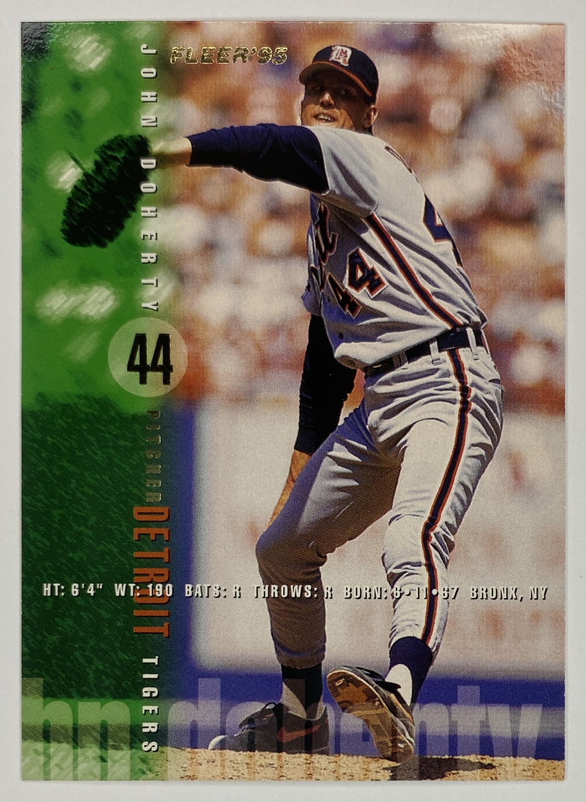 1995 Fleer John Doherty #48 Detroit Tigers front