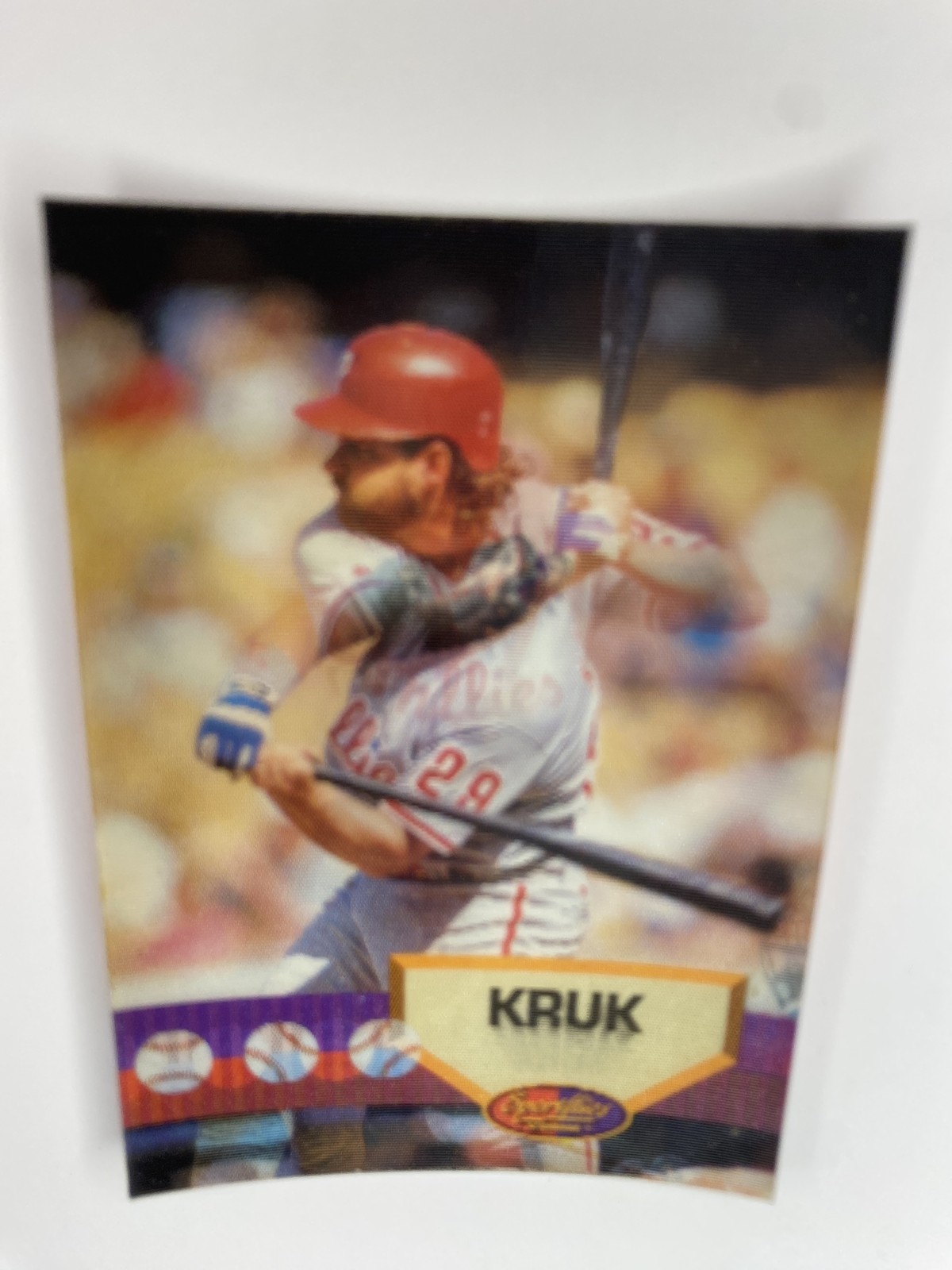 1994 Sportflics 2000 John Kruk #101 Philadelphia Phillies photo 3